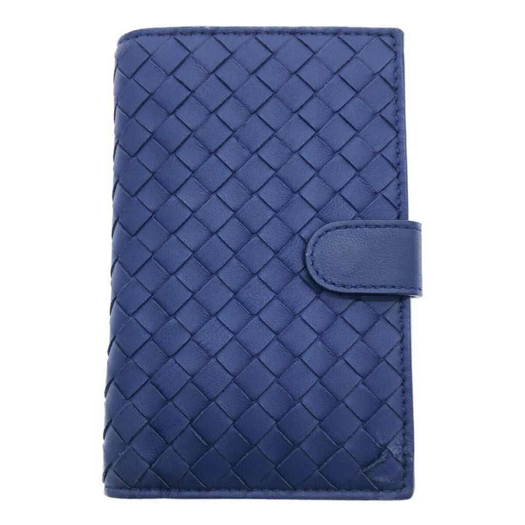 Bottega Veneta Intrecciato Blue Intrecciato Wallet (Bi-Fold)