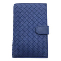 Bottega Veneta Intrecciato Blue Intrecciato Wallet (Bi-Fold)