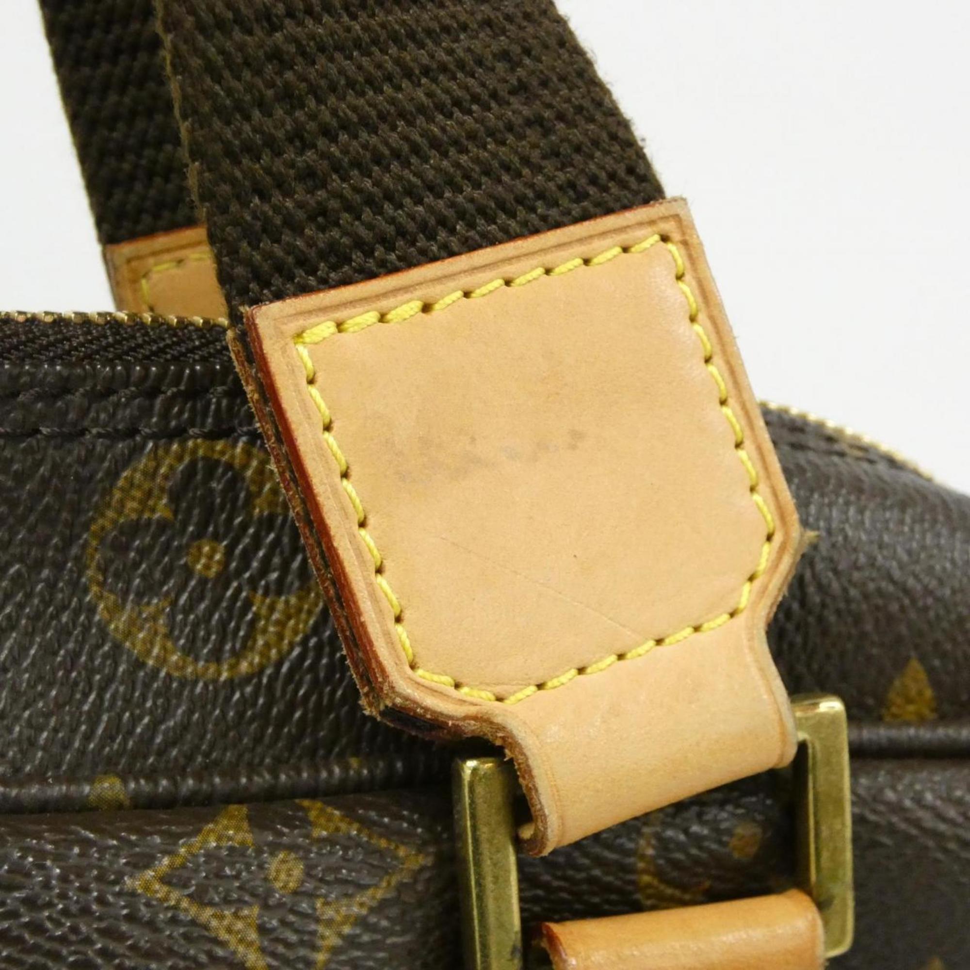Louis Vuitton Brown Coated Canvas Handbag