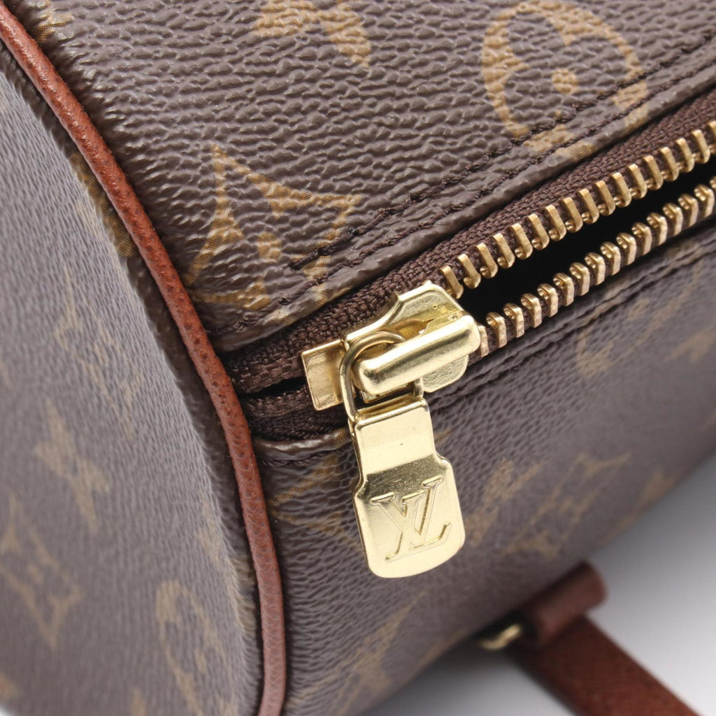 Louis Vuitton Brown Monogram Coated Canvas Leather Handbag