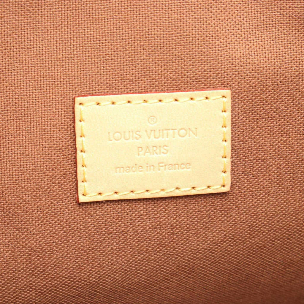 Louis Vuitton Brown Coated Canvas Leather Backpack