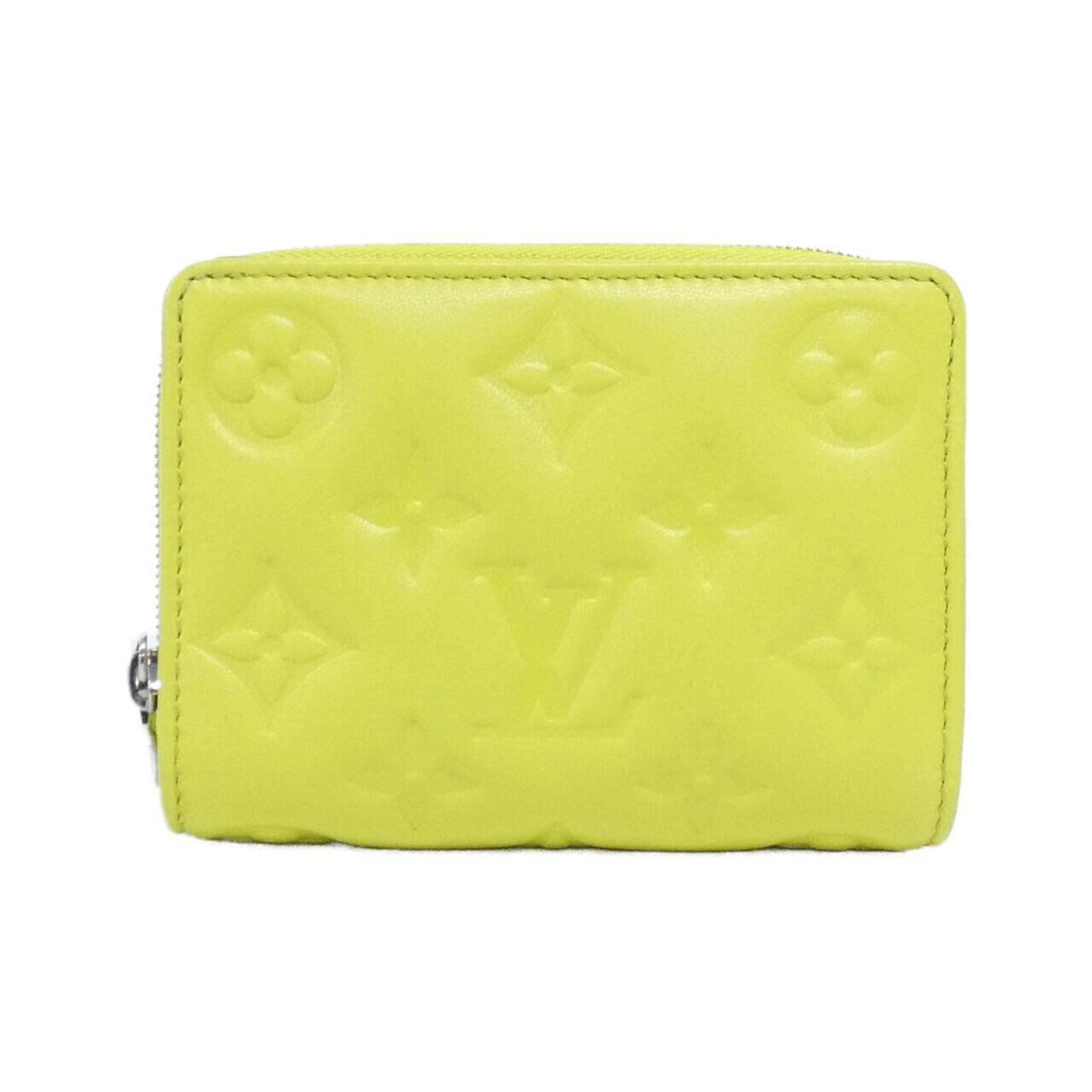 Louis Vuitton Yellow Leather Long Wallet