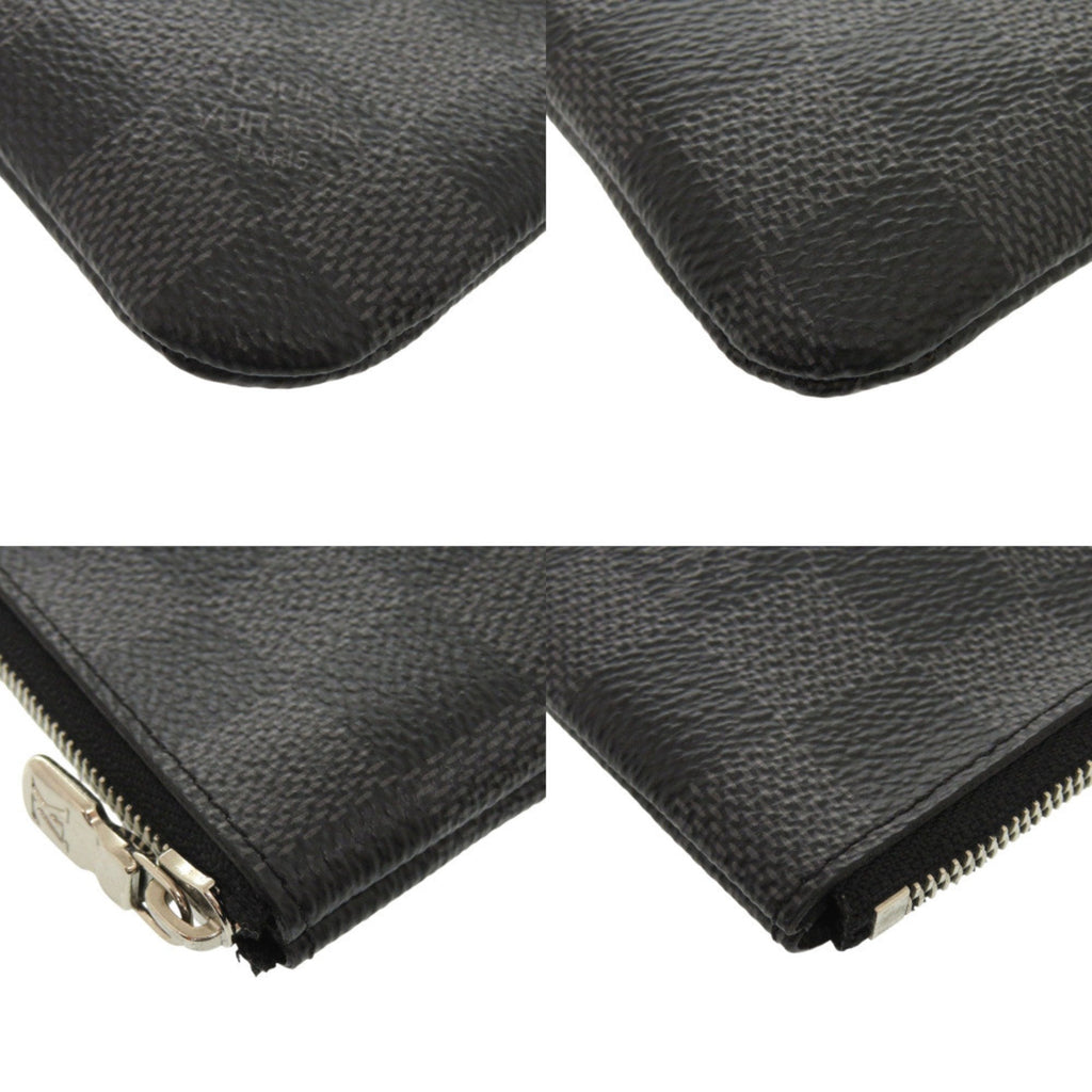 Louis Vuitton Damier Graphite Black Damier Graphite Damier Graphite Coin Purse/Coin Case