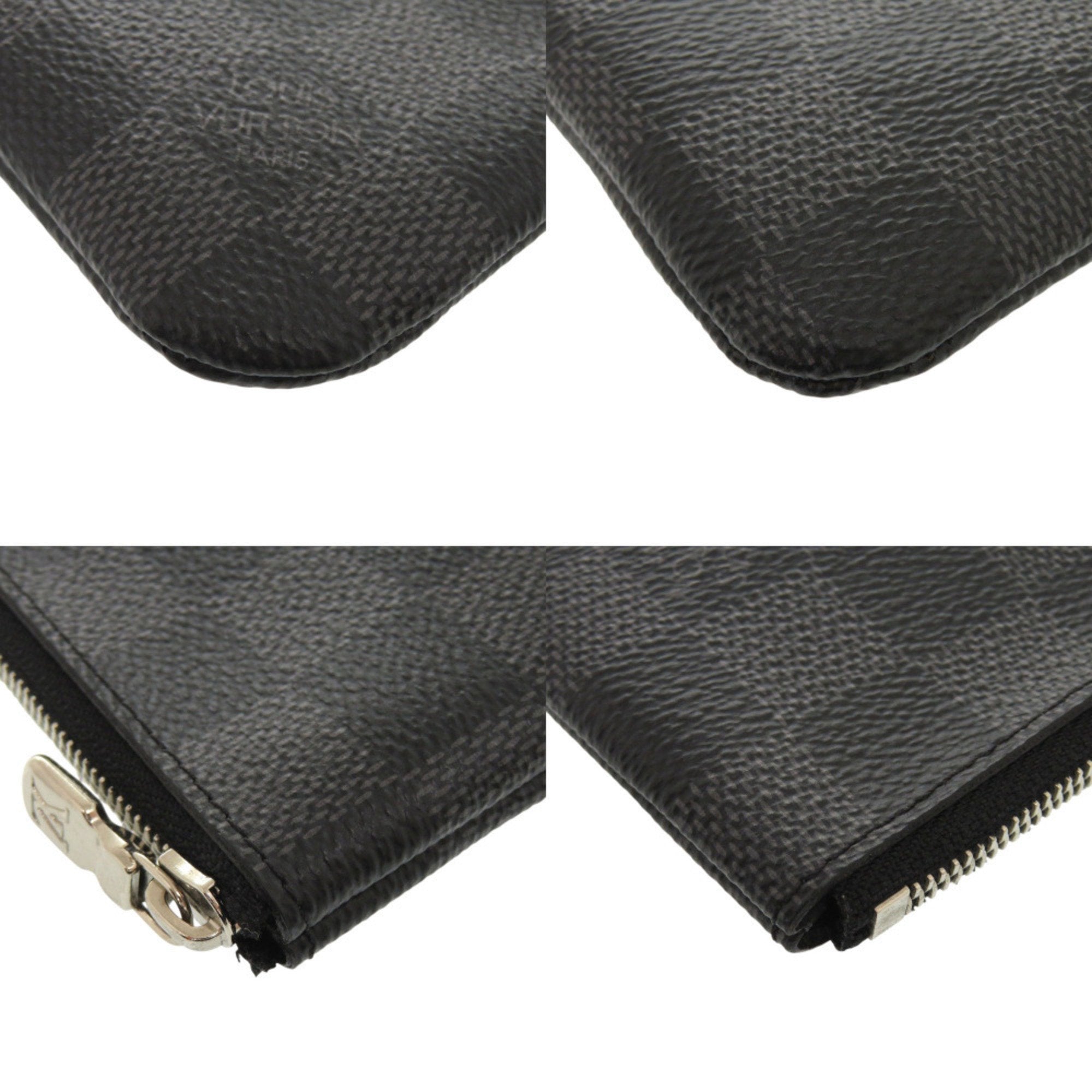 Louis Vuitton Damier Graphite Black Damier Graphite Damier Graphite Coin Purse/Coin Case