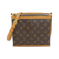Louis Vuitton Brown Marron Coated Canvas Shoulder Bag