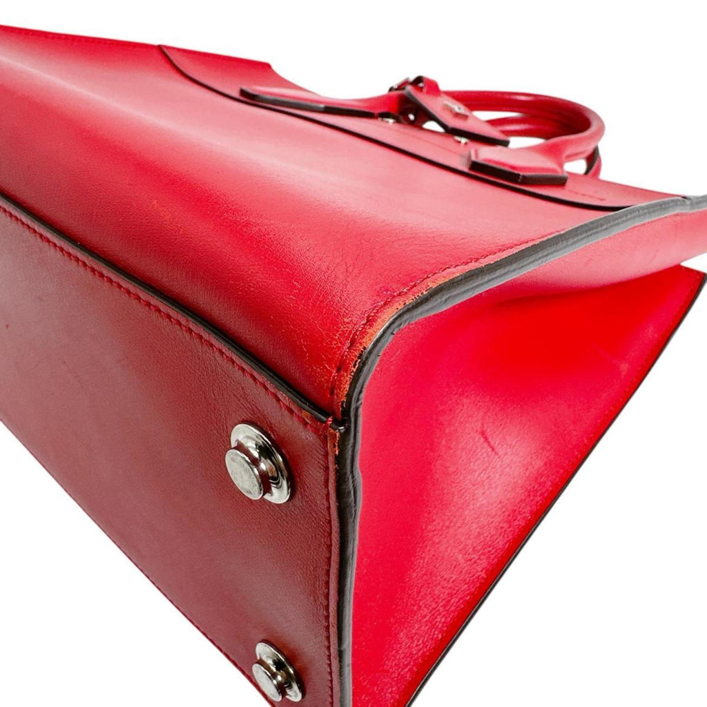 Louis Vuitton Red Color Leather Handbag