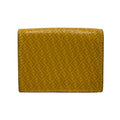 Fendi Yellow Leather Wallet (Tri-Fold)