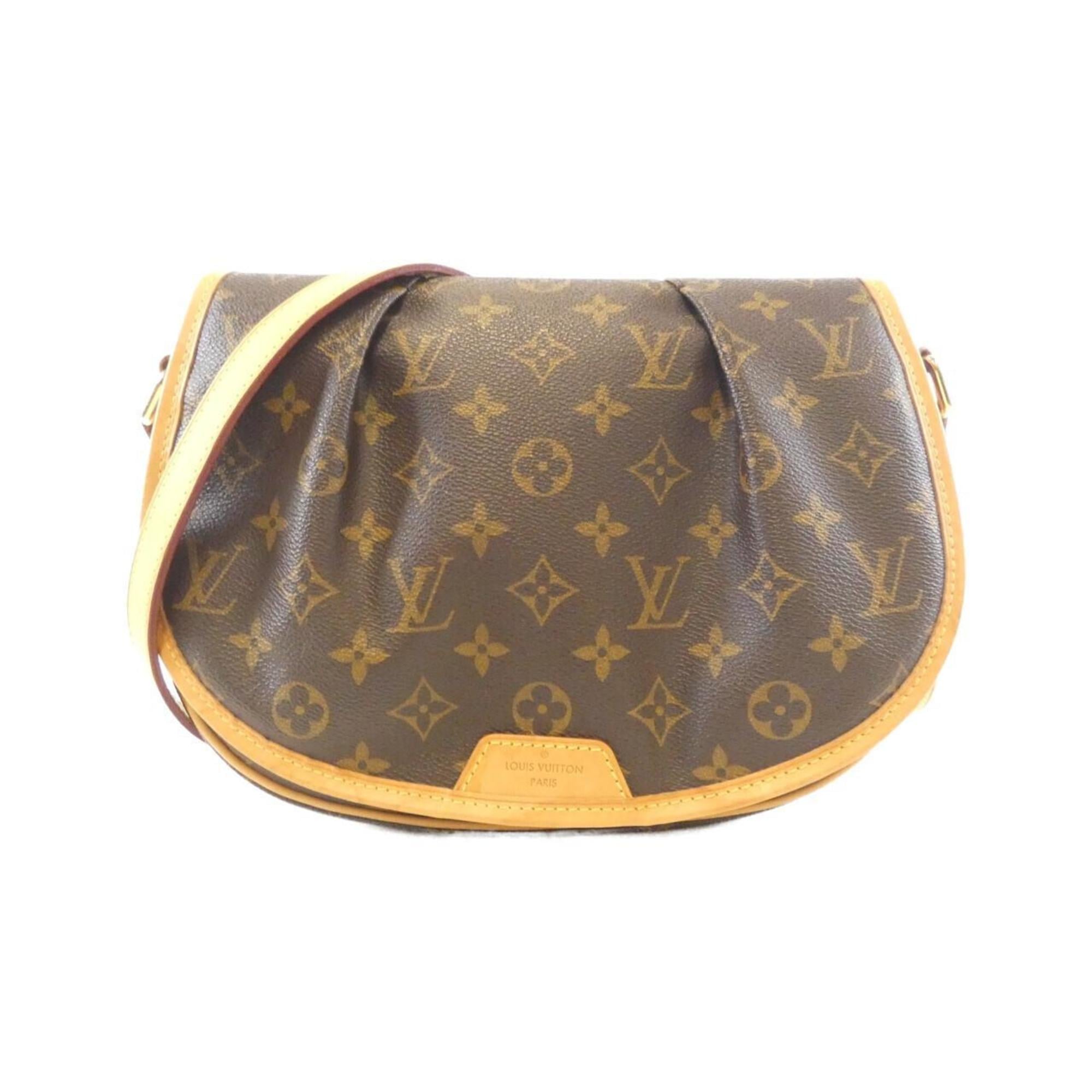 Louis Vuitton Marron Coated Canvas Shoulder Bag