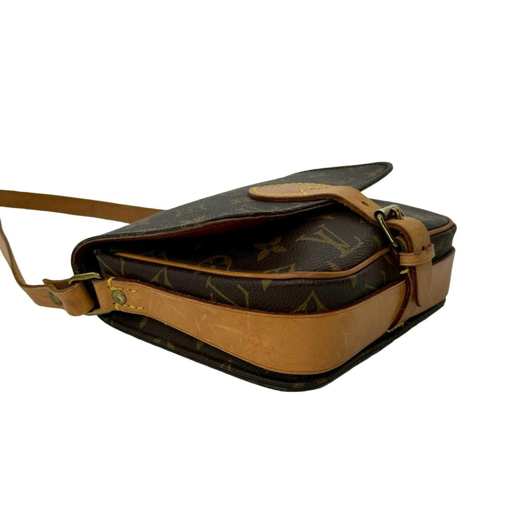 Louis Vuitton Brown Leather Pvc Pochette Shoulder Bag