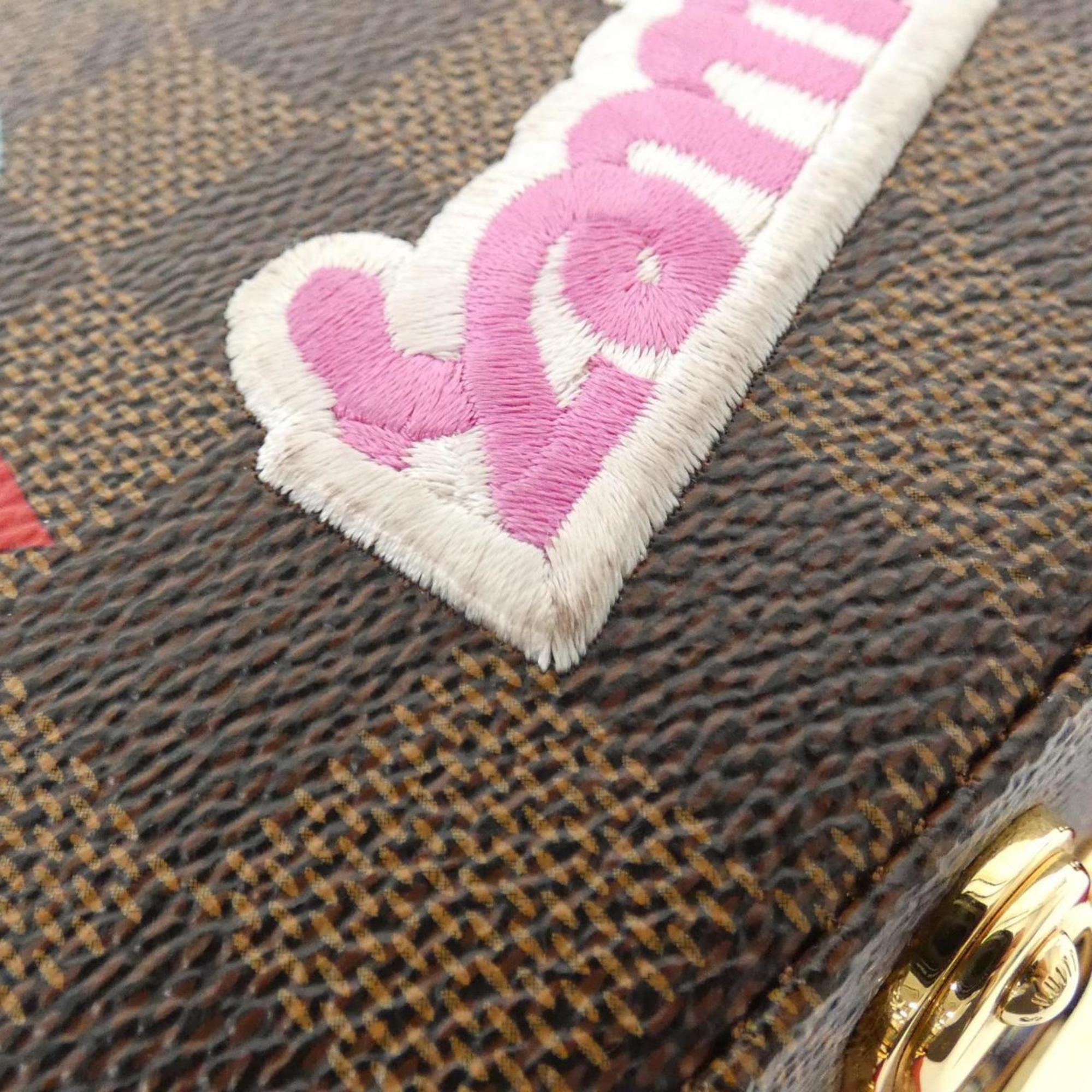 Louis Vuitton Ebene Coated Canvas Handbag