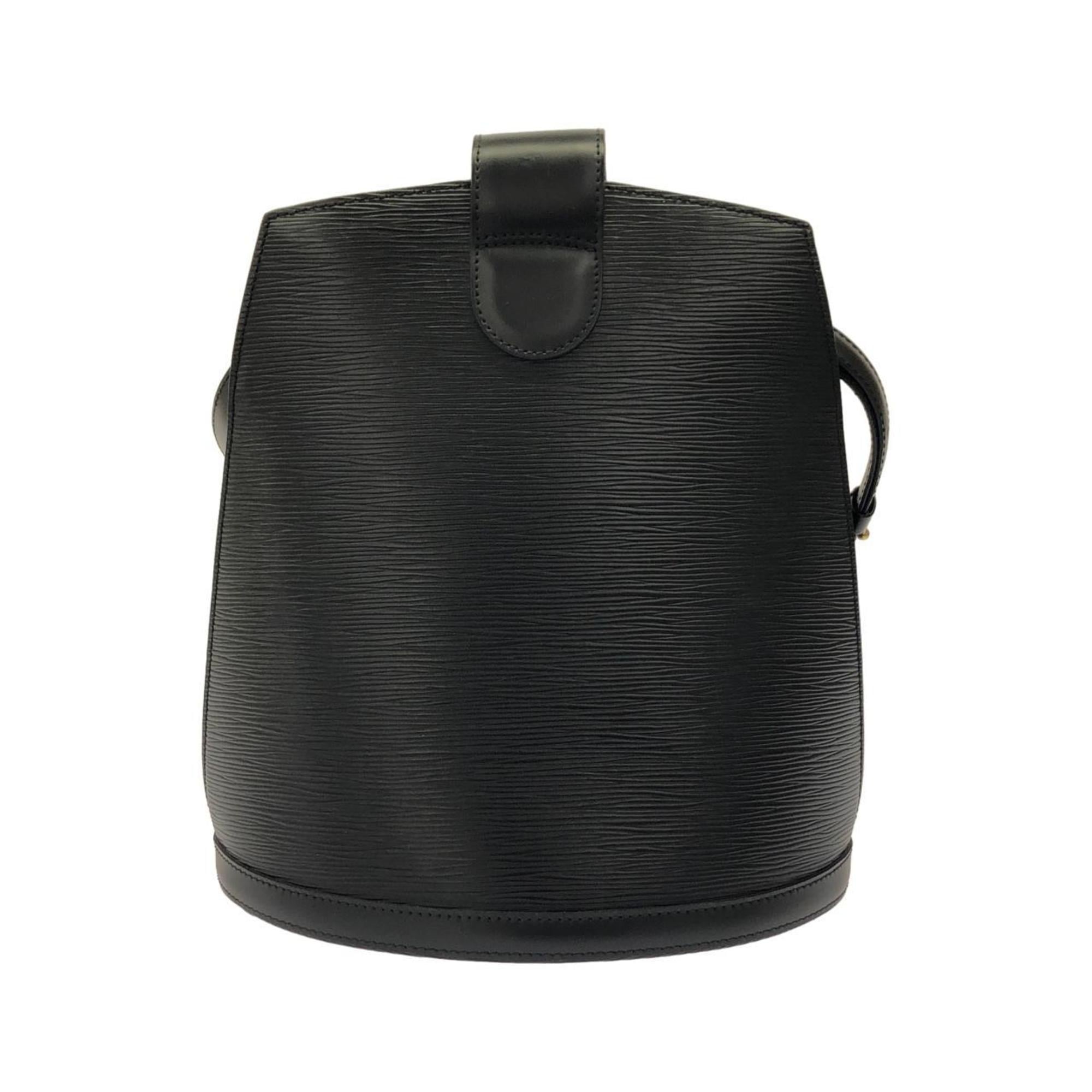 Louis Vuitton Black Leather Shoulder Bag