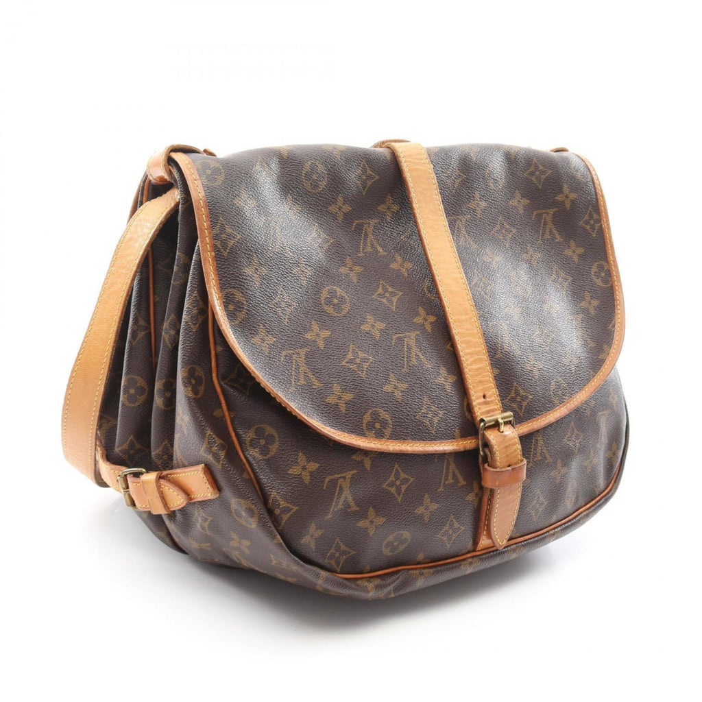Louis Vuitton Brown Coated Canvas Pvc Leather Monogram Shoulder Bag