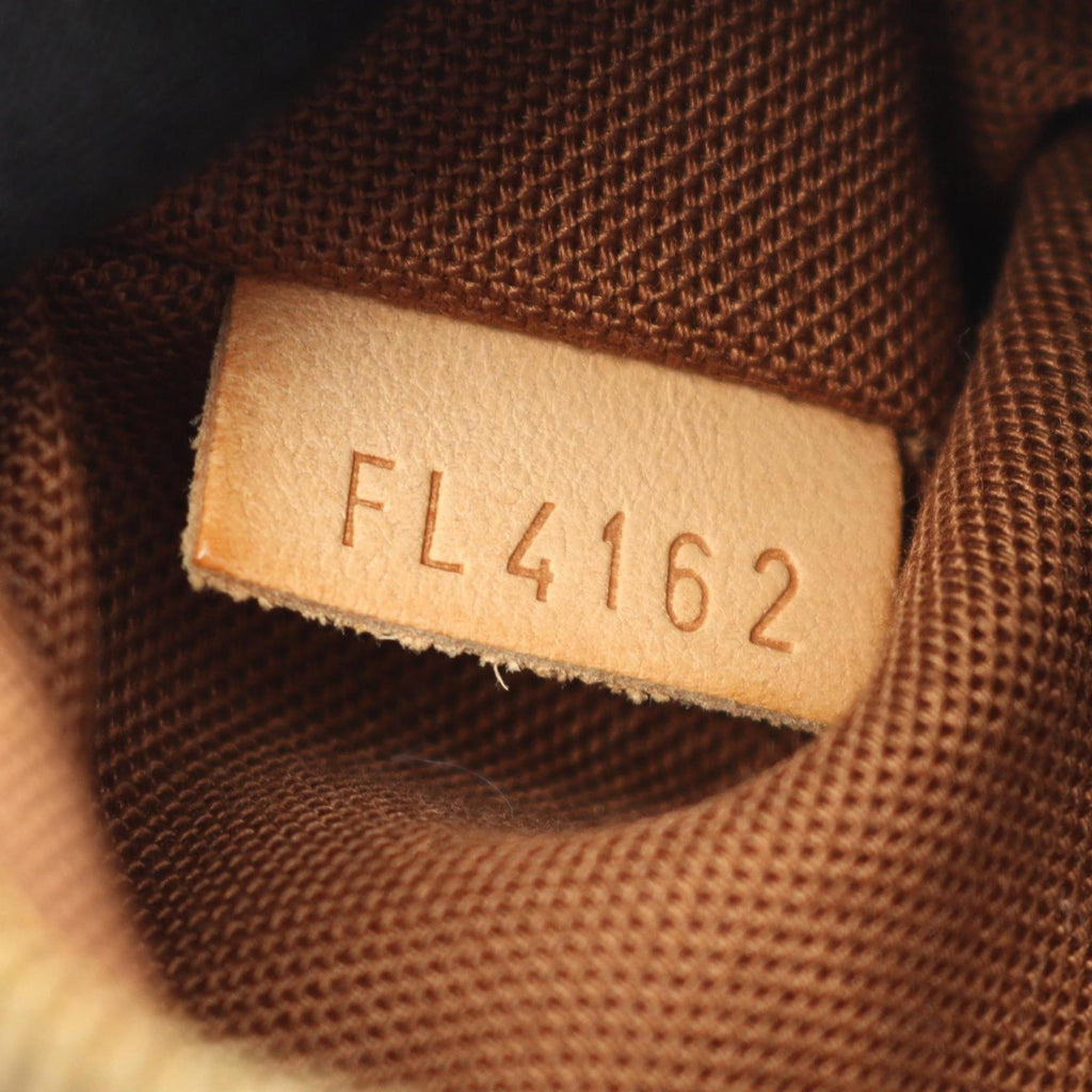 Louis Vuitton Brown Coated Canvas Leather Backpack