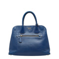 Prada Blue Leather Handbag