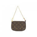 Louis Vuitton Marron Monogram Coated Canvas Pochette Pouch