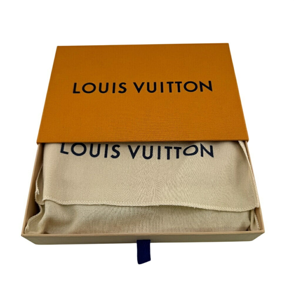 Louis Vuitton Brown Red Color Leather Coin Purse/Coin Case