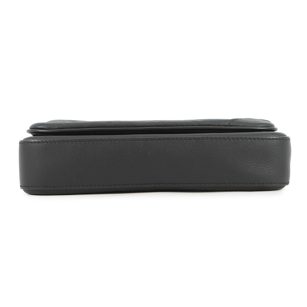 Louis Vuitton Black Noir Monogram Shadow Shoulder Bag