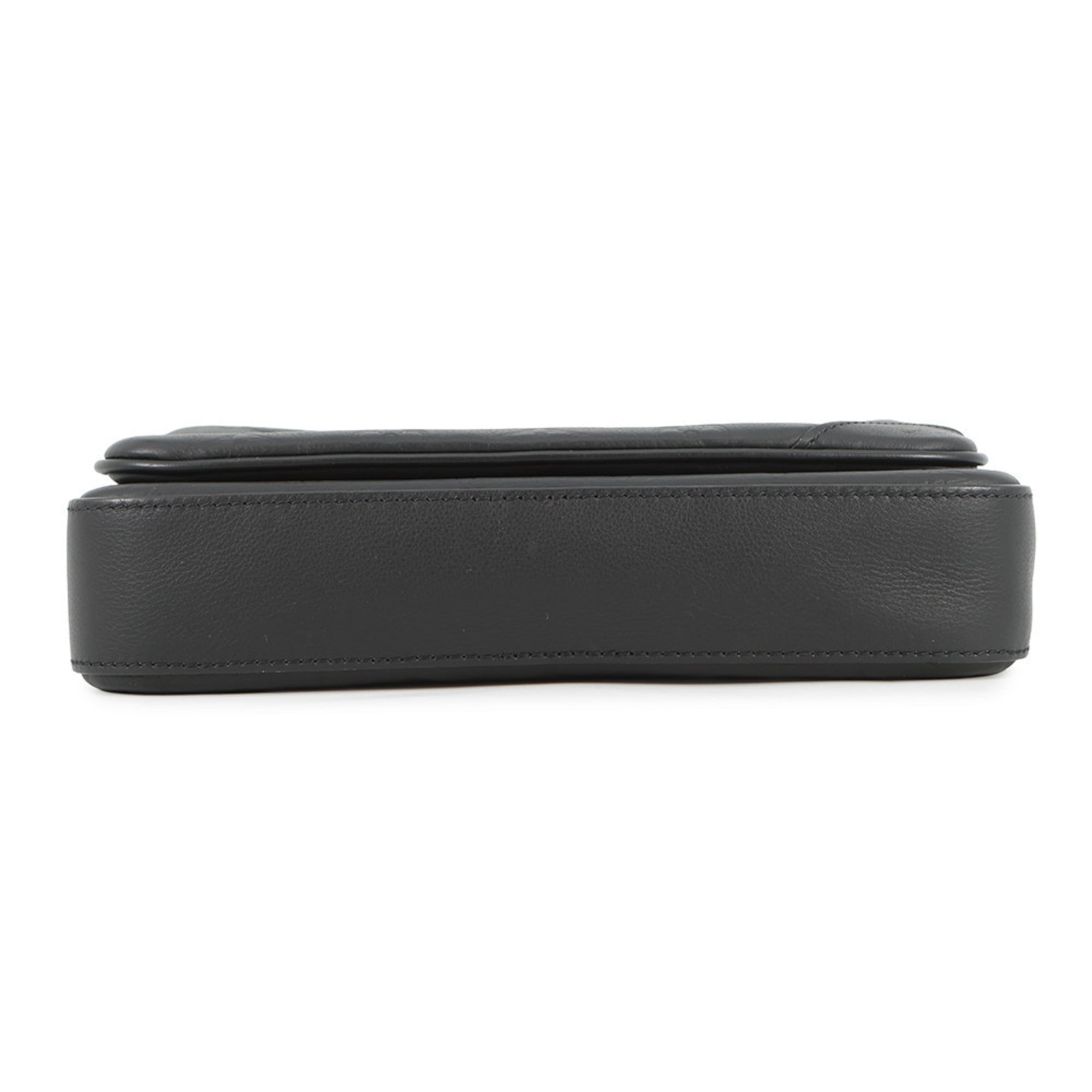 Louis Vuitton Black Noir Monogram Shadow Shoulder Bag