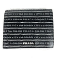 Prada Black Leather Wallet (Bi-Fold)
