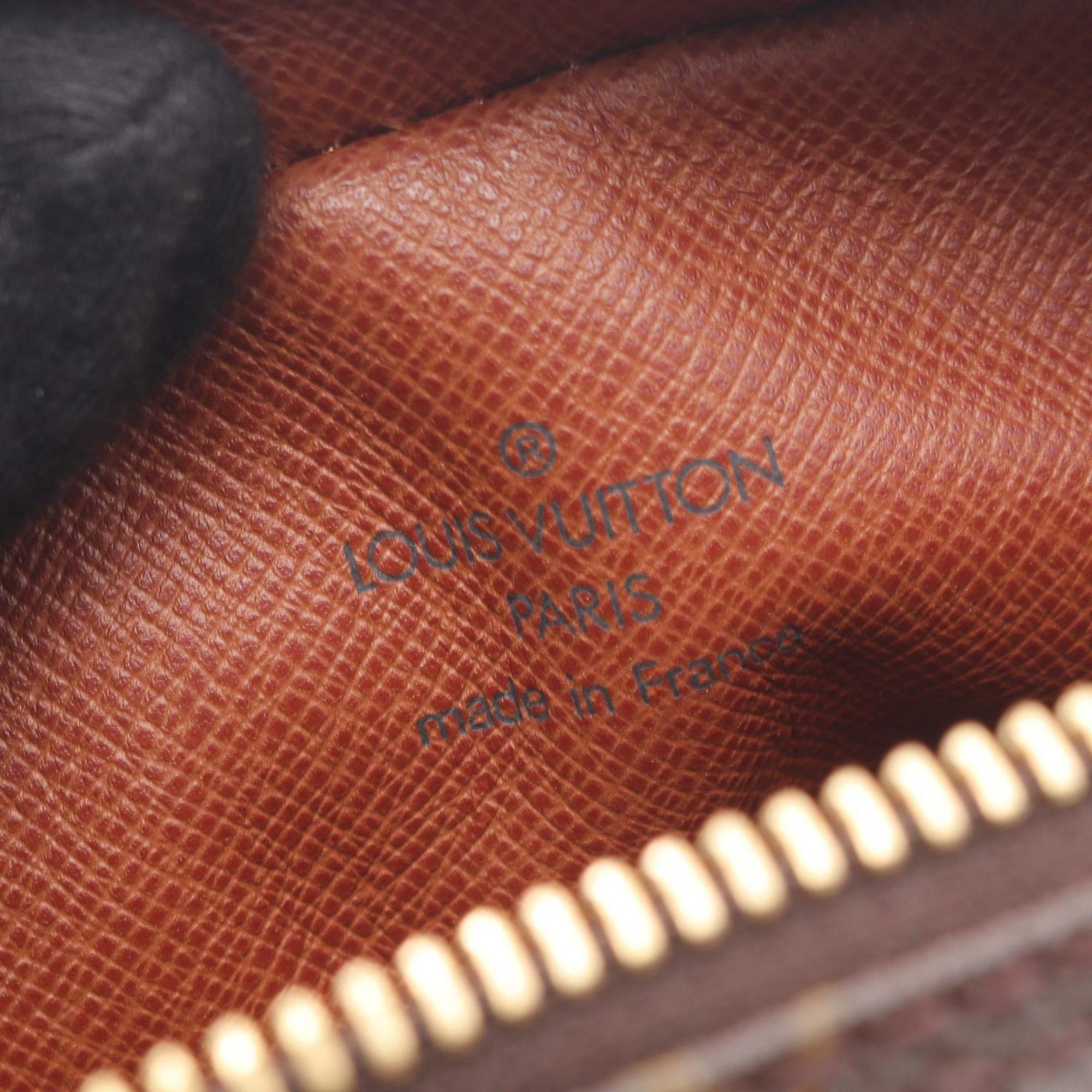Louis Vuitton Brown Coated Canvas Pvc Leather Shoulder Bag