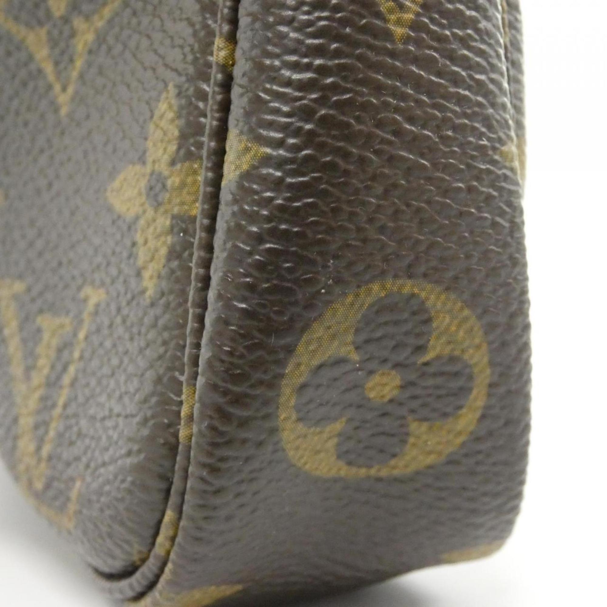 Louis Vuitton Marron Coated Canvas Pouch
