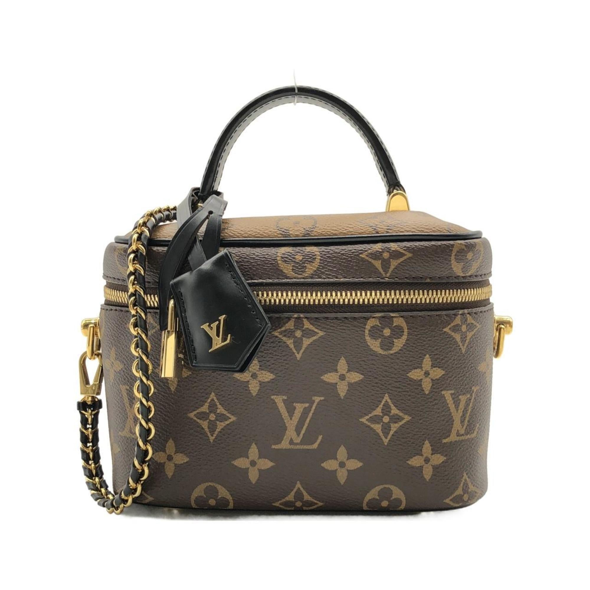 Louis Vuitton Marron Coated Canvas Handbag