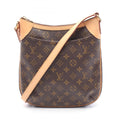 Louis Vuitton Monogram Brown Coated Canvas Leather Shoulder Bag