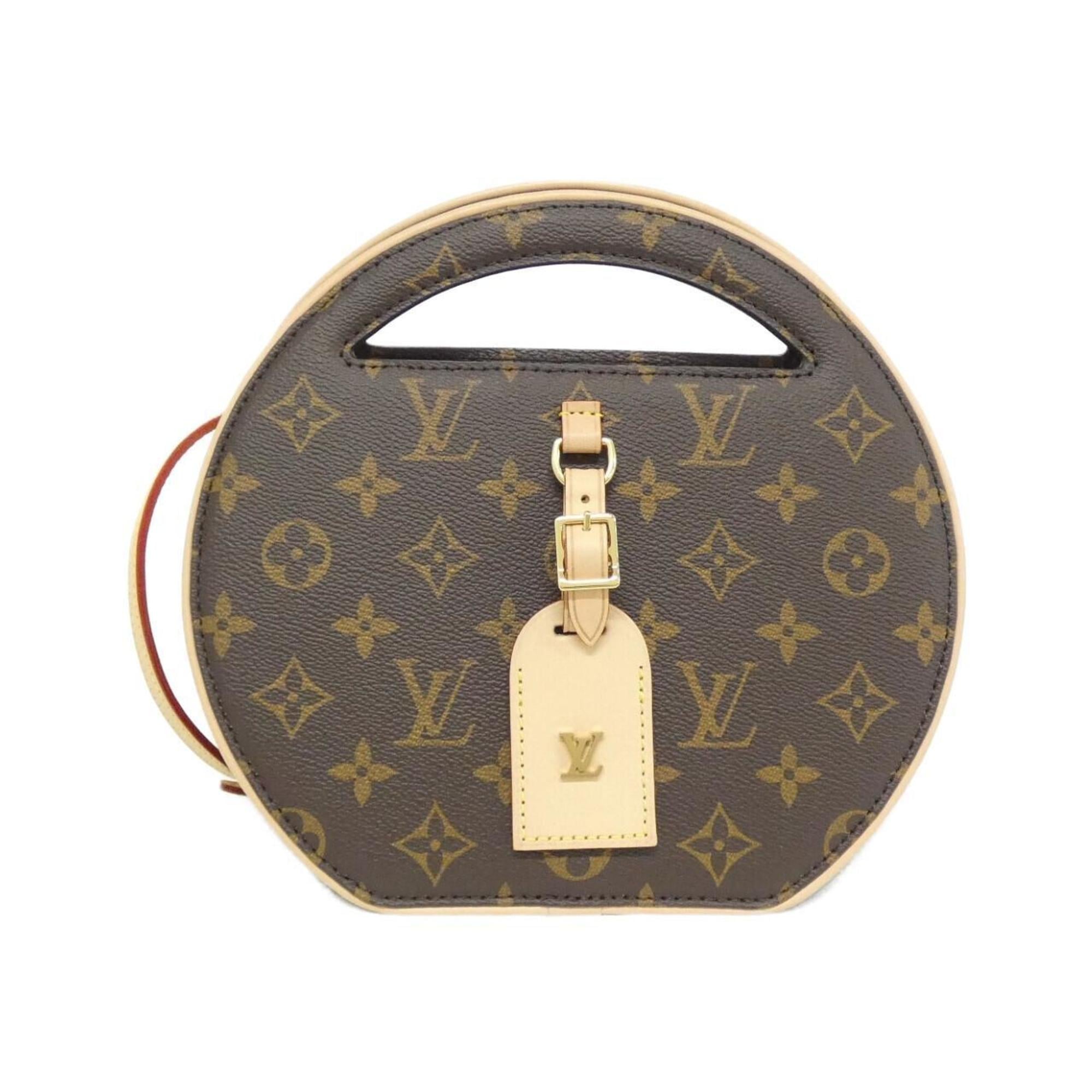 Louis Vuitton Brown Coated Canvas Shoulder Bag