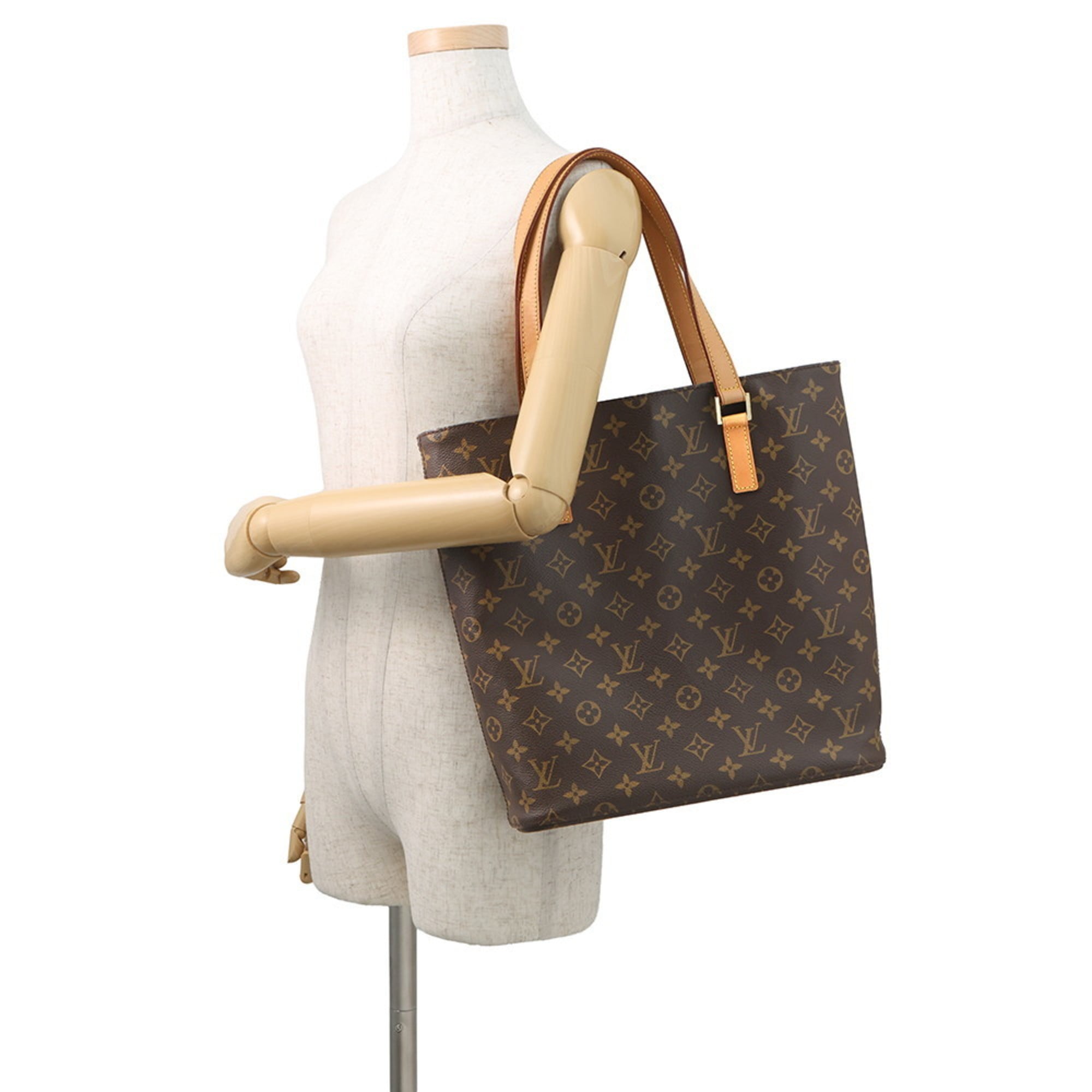 Louis Vuitton Brown Monogram Handbag Shoulder Bag Tote Bag