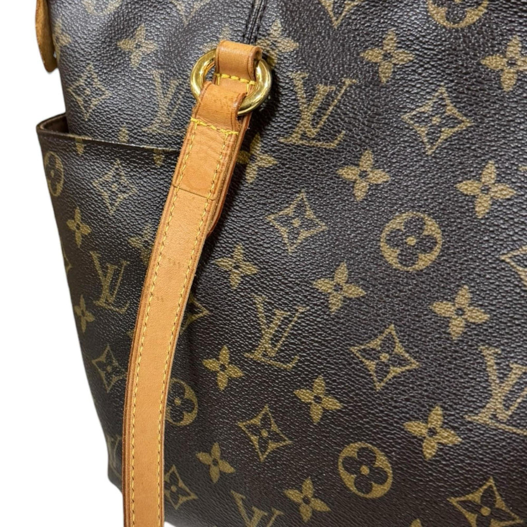 Louis Vuitton Brown Monogram Canvas Tote Bag
