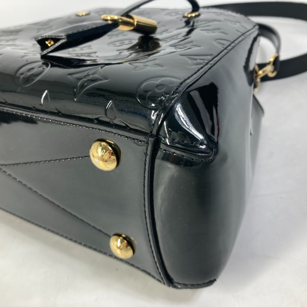 Louis Vuitton Monogram Vernis Black Noir Monogram Vernis Handbag Shoulder Bag