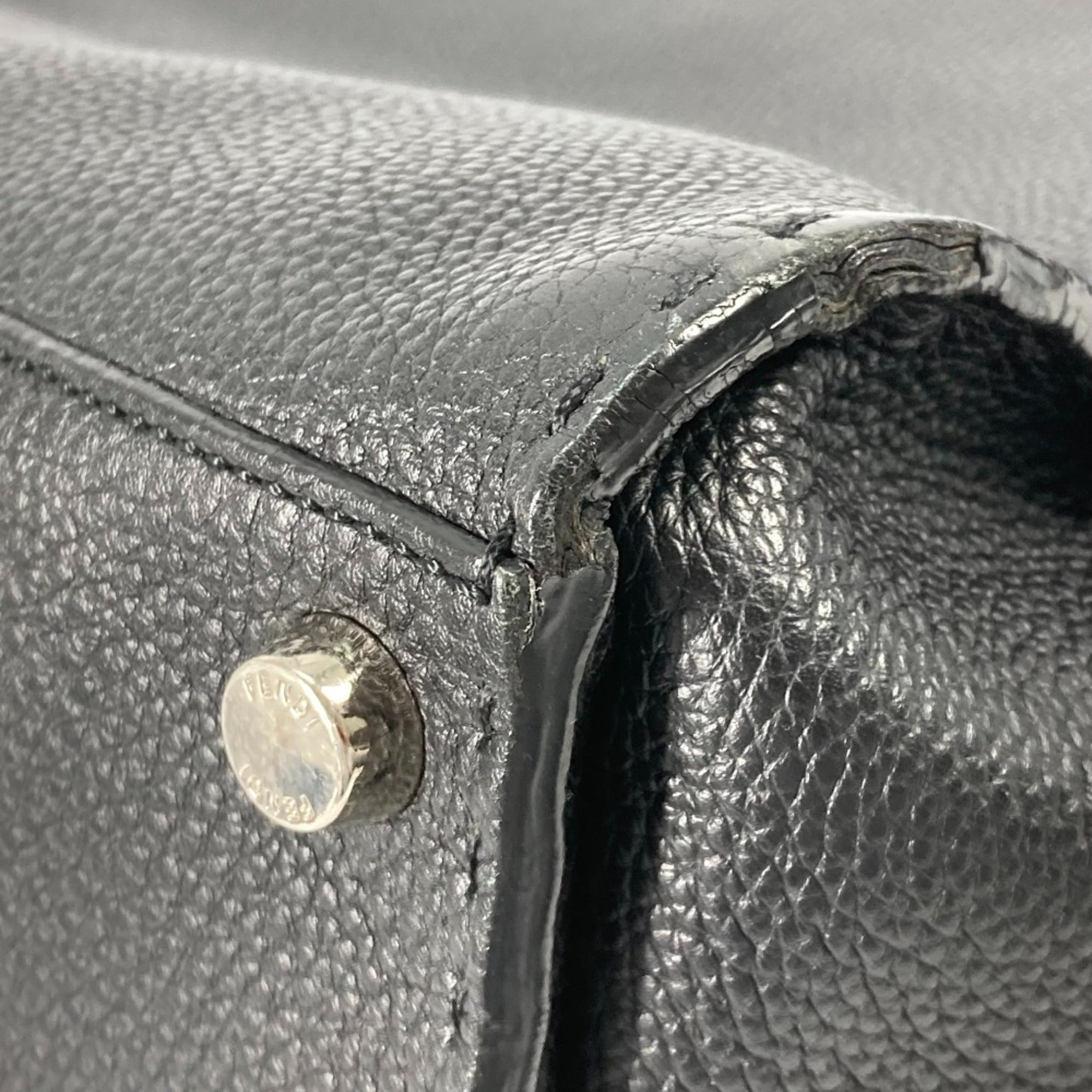 Fendi Black Leather Briefcase