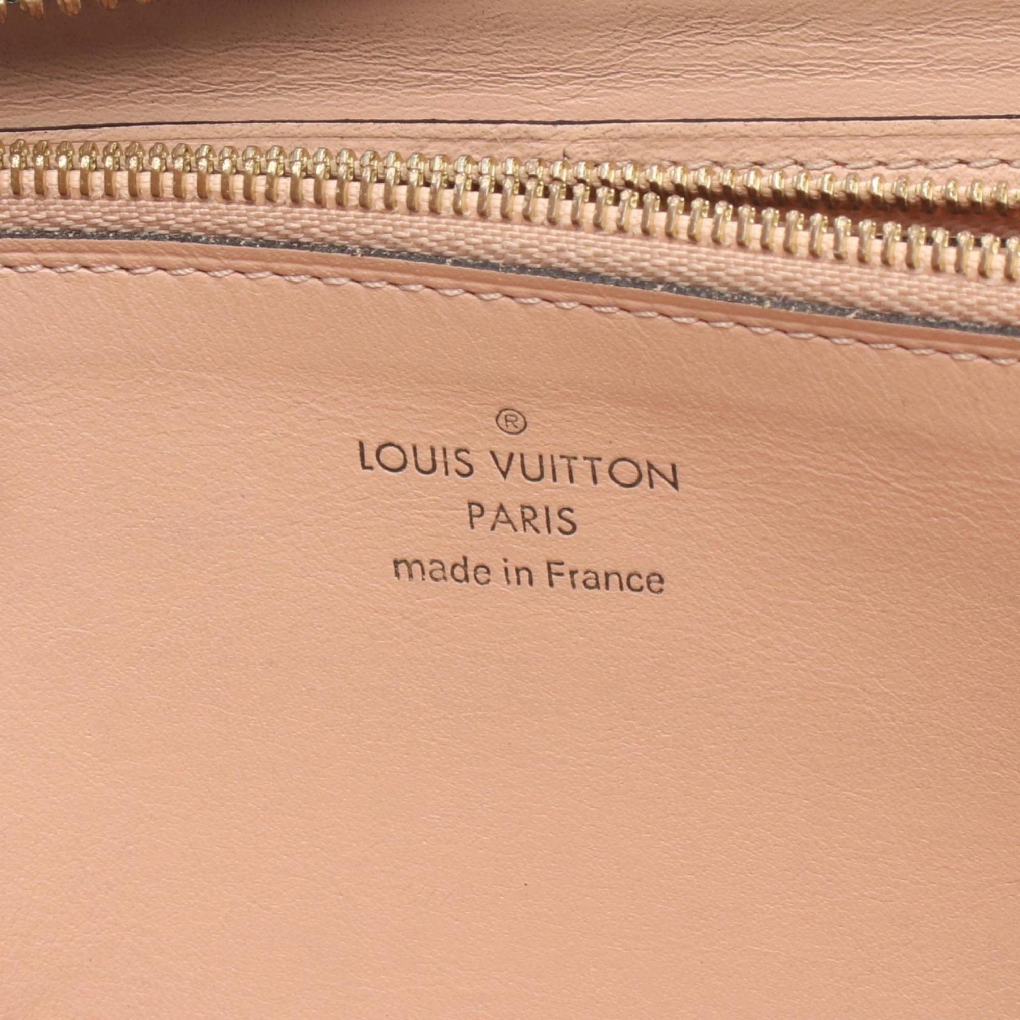 Louis Vuitton Navy Navy Blue Leather Long Wallet