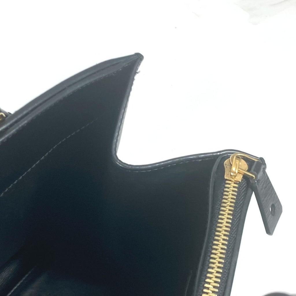 Louis Vuitton Black Noir Leather Handbag