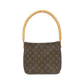 Louis Vuitton Brown Coated Canvas Shoulder Bag