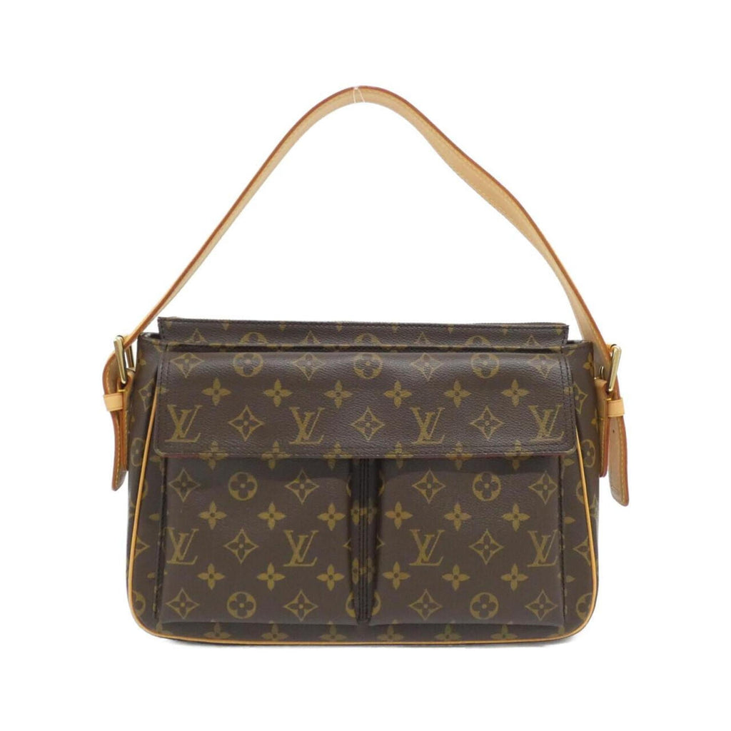 Louis Vuitton Marron Coated Canvas Shoulder Bag