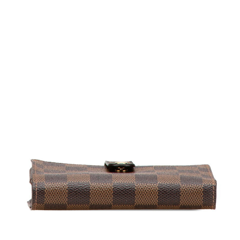 Louis Vuitton Brown Pvc Wallet (Tri-Fold)