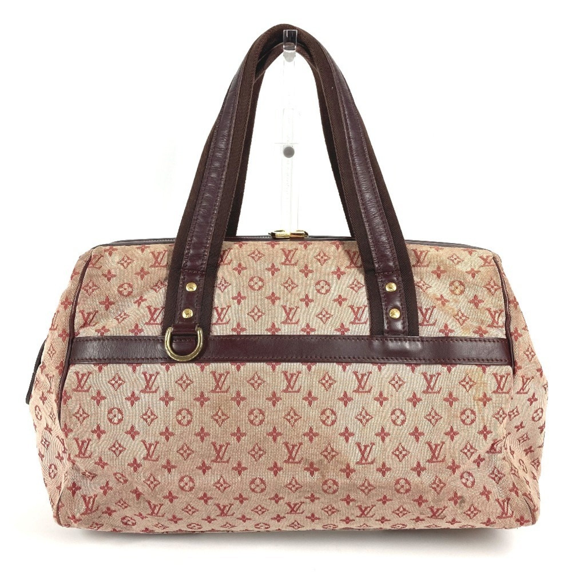 Louis Vuitton Cerise Monogram Red Color Monogram Mini Boston Bag Handbag