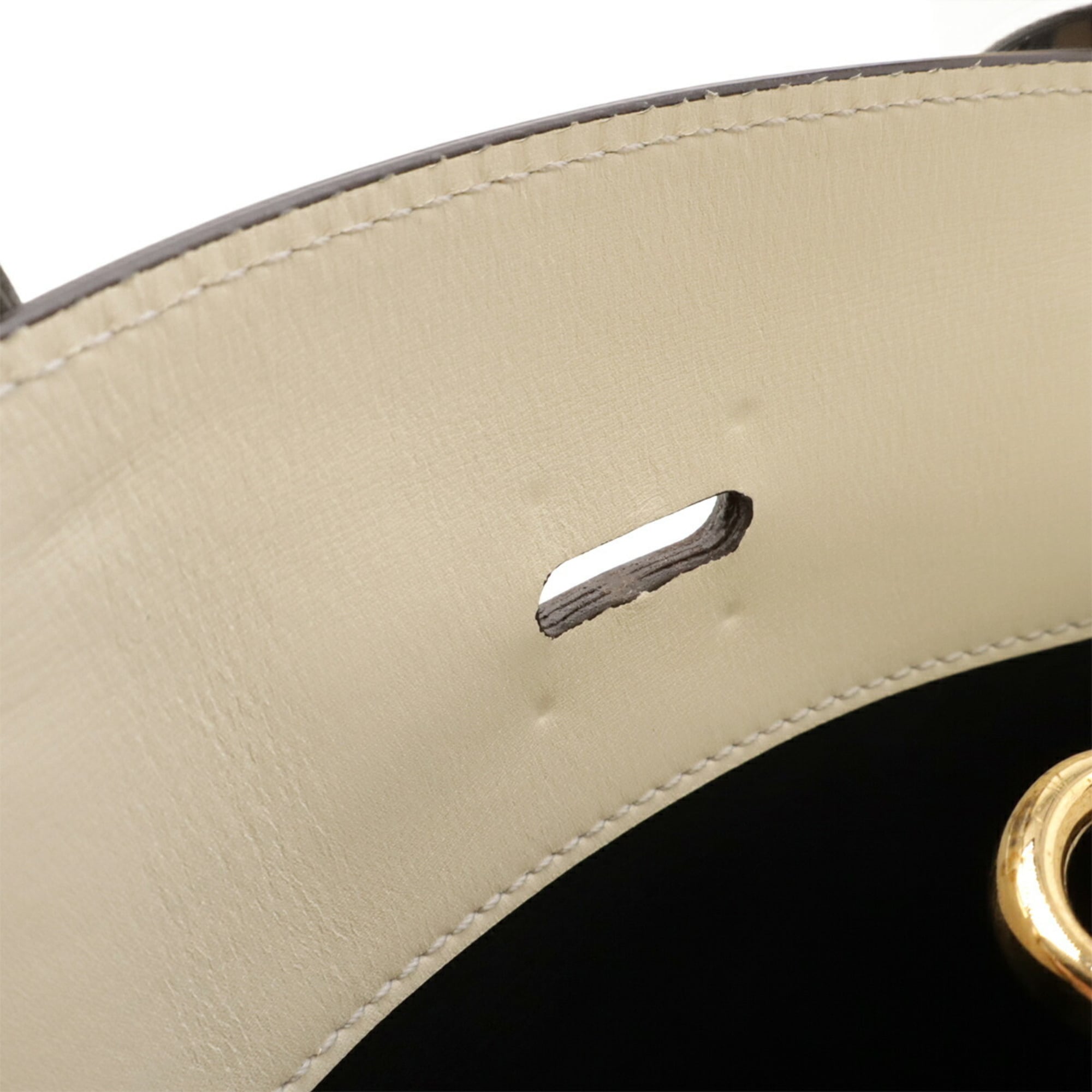Louis Vuitton White Leather Handbag