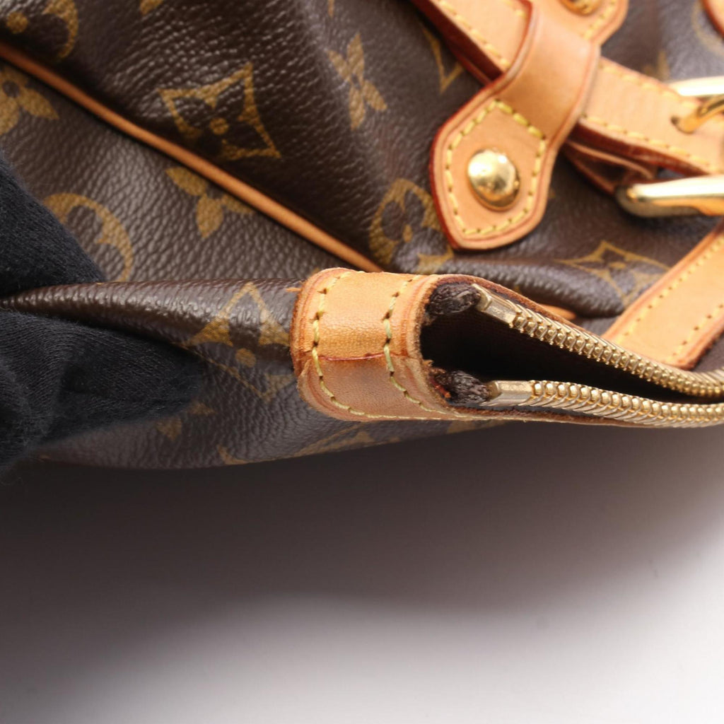 Louis Vuitton Monogram Brown Coated Canvas Handbag