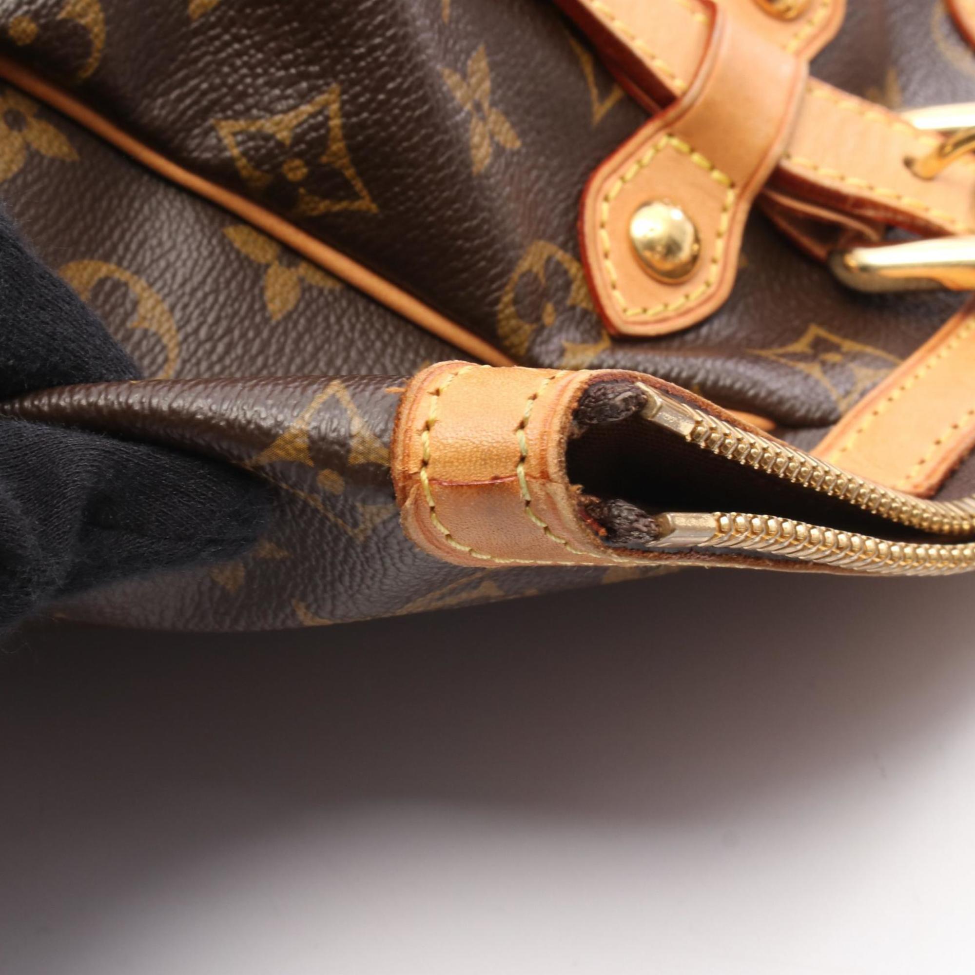 Louis Vuitton Monogram Brown Coated Canvas Handbag