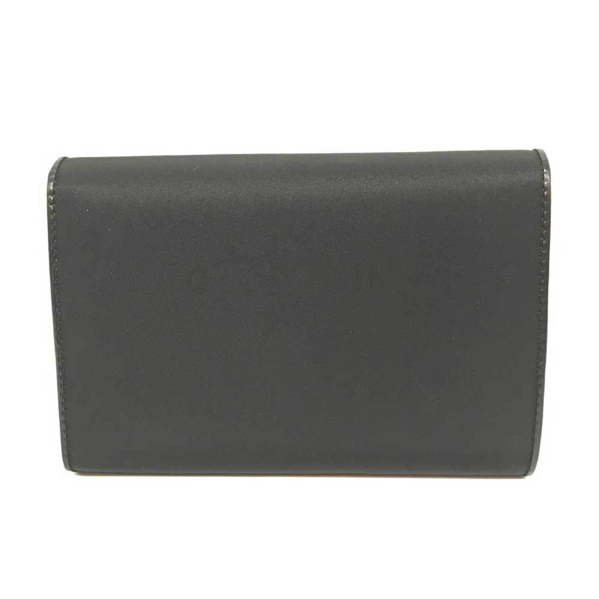 Prada Black Nylon Wallet (Bi-Fold)