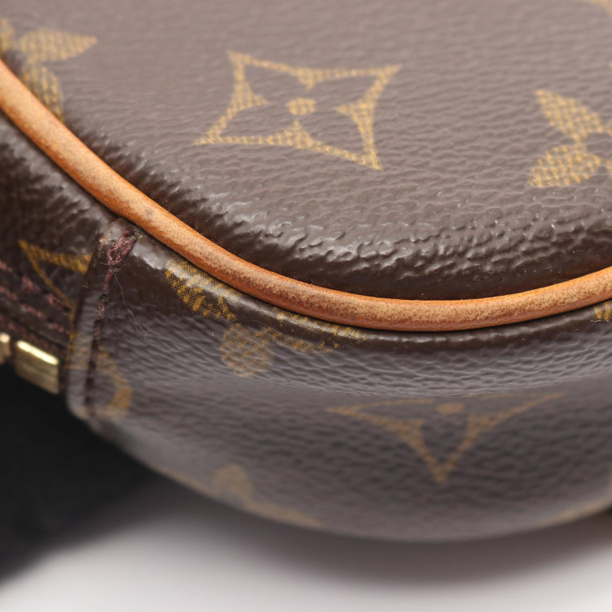 Louis Vuitton Brown Coated Canvas Leather Fanny Pack Handbag