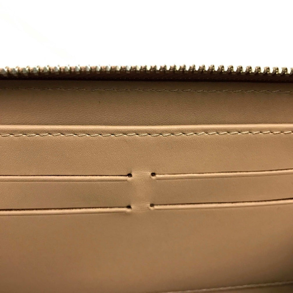 Louis Vuitton Beige Leather Long Wallet