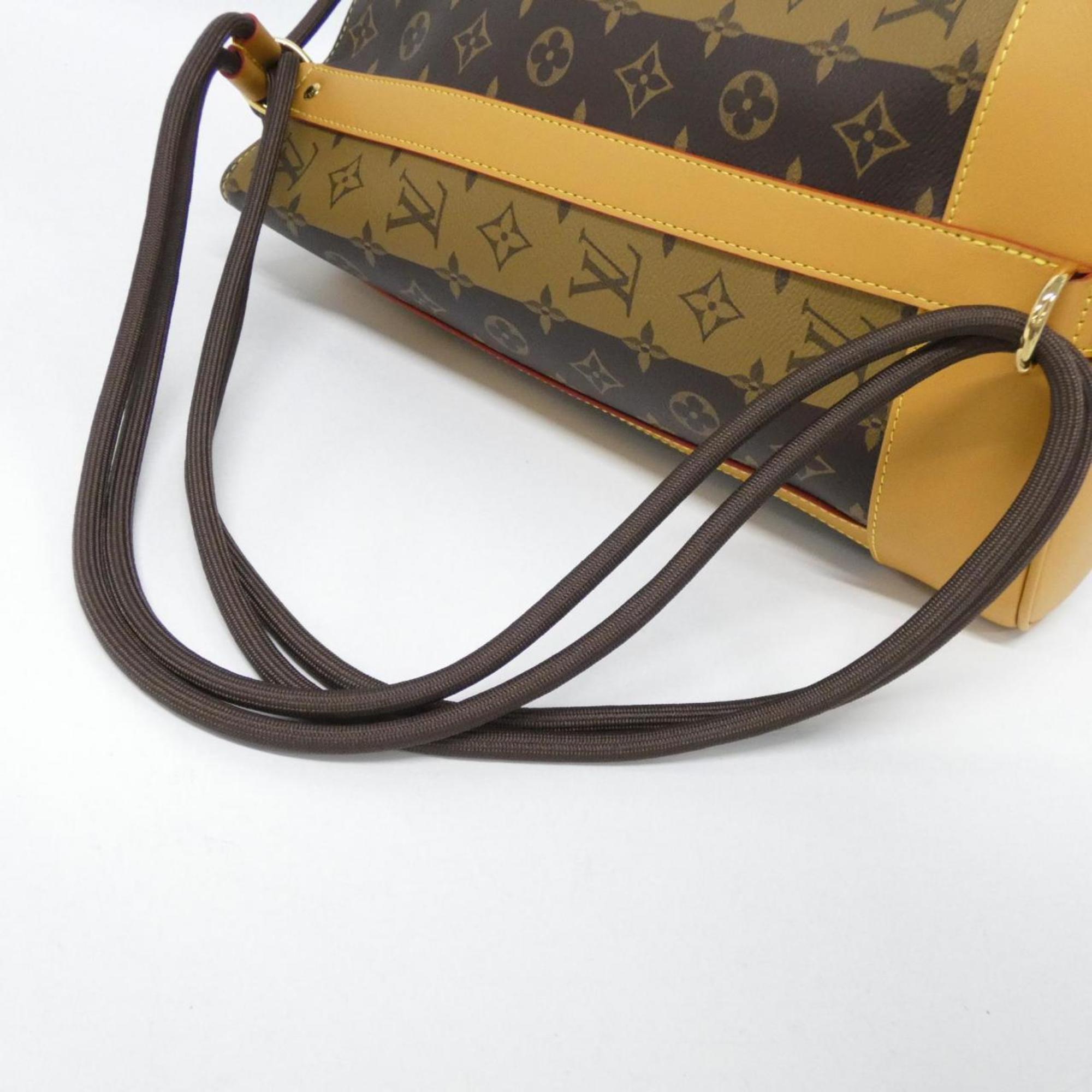 Louis Vuitton Marron Coated Canvas Shoulder Bag