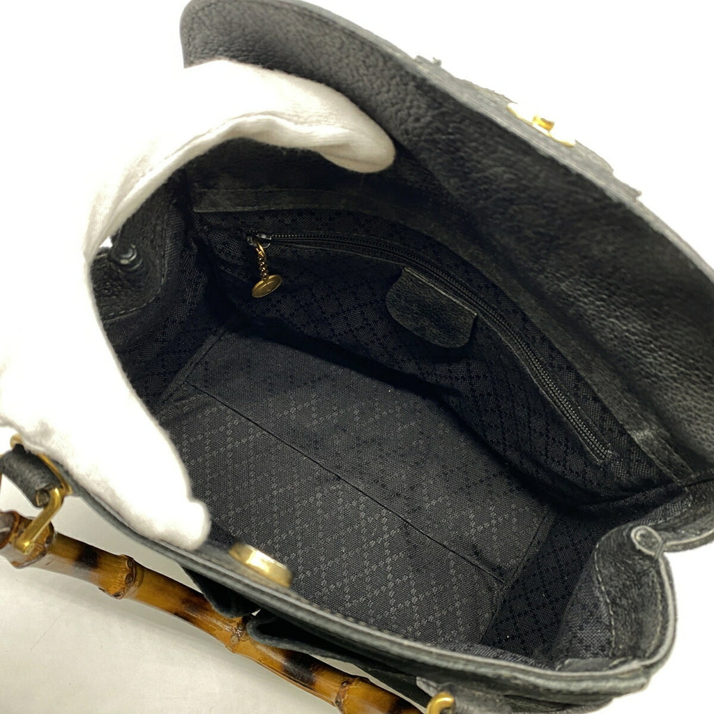 Gucci Black Suede Handbag (Pre-Owned)