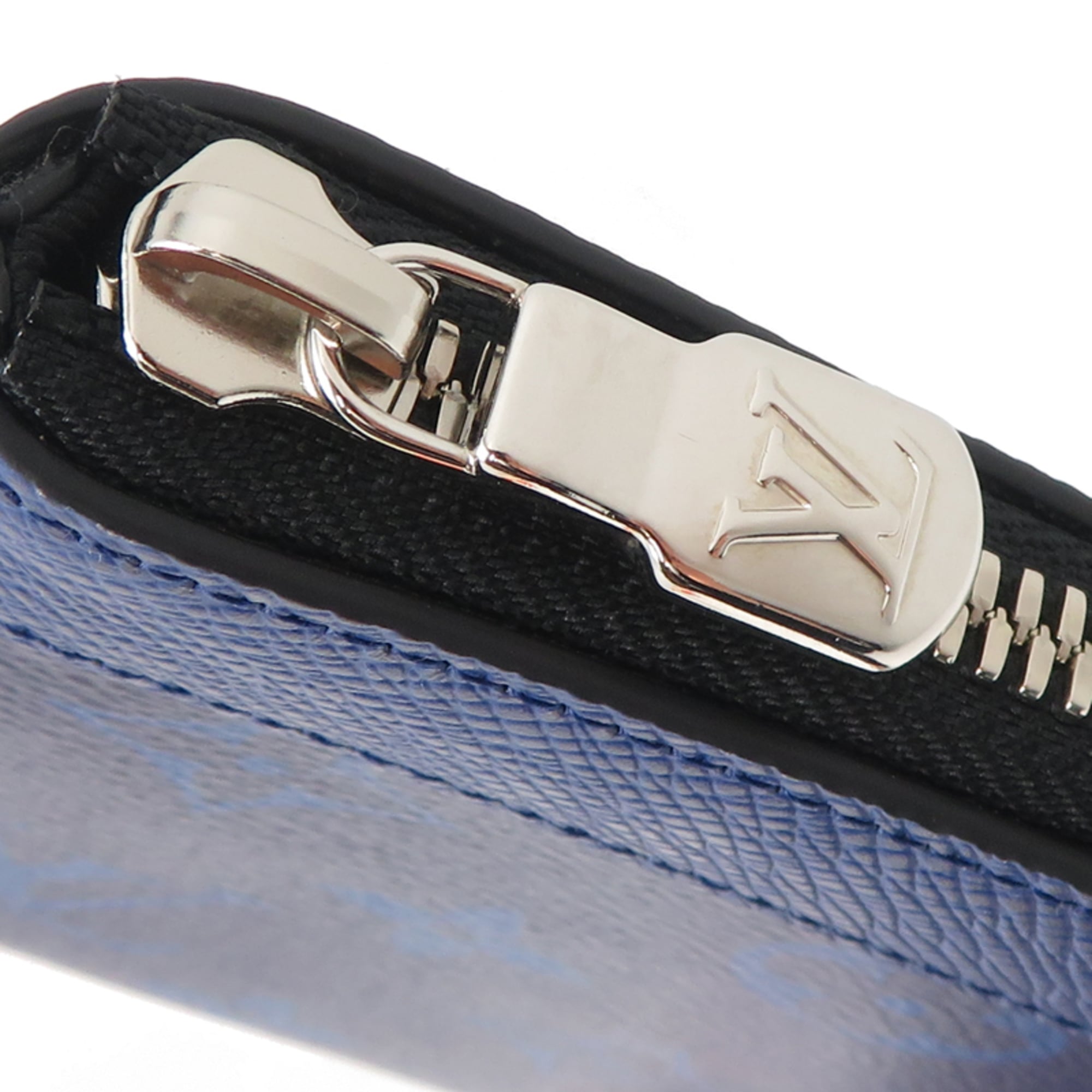Louis Vuitton Blue Taigarama Pochette Pouch