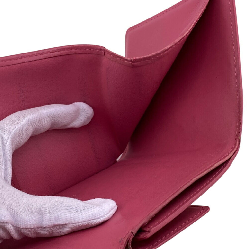 Louis Vuitton Monogram Vernis Pink Monogram Vernis Wallet (Tri-Fold)