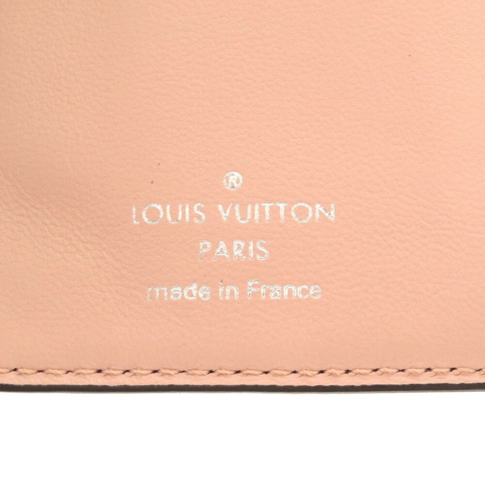 Louis Vuitton Magnolia Pink Mahina Leather Wallet