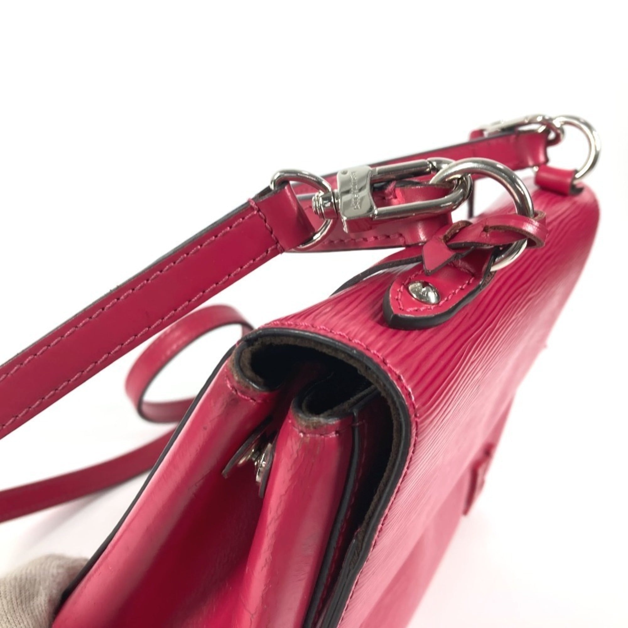 Louis Vuitton Epi Hot Pink Epi Leather Handbag Shoulder Bag